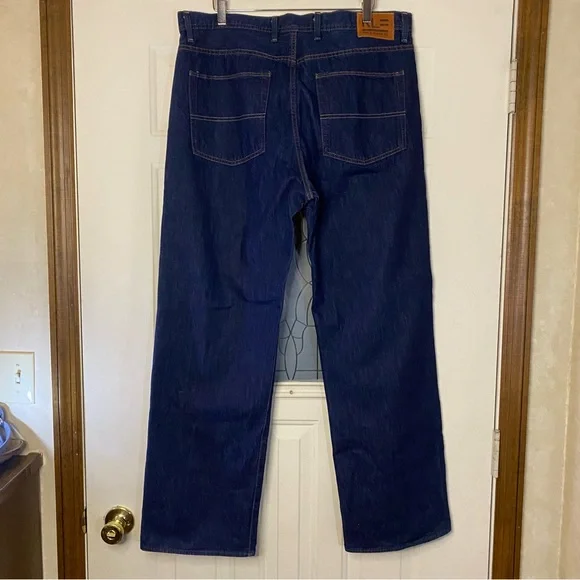 Polo Ralph Lauren Brixton 36x32 Straight Leg Denim Blue Jeans - Picture 1 of 5
